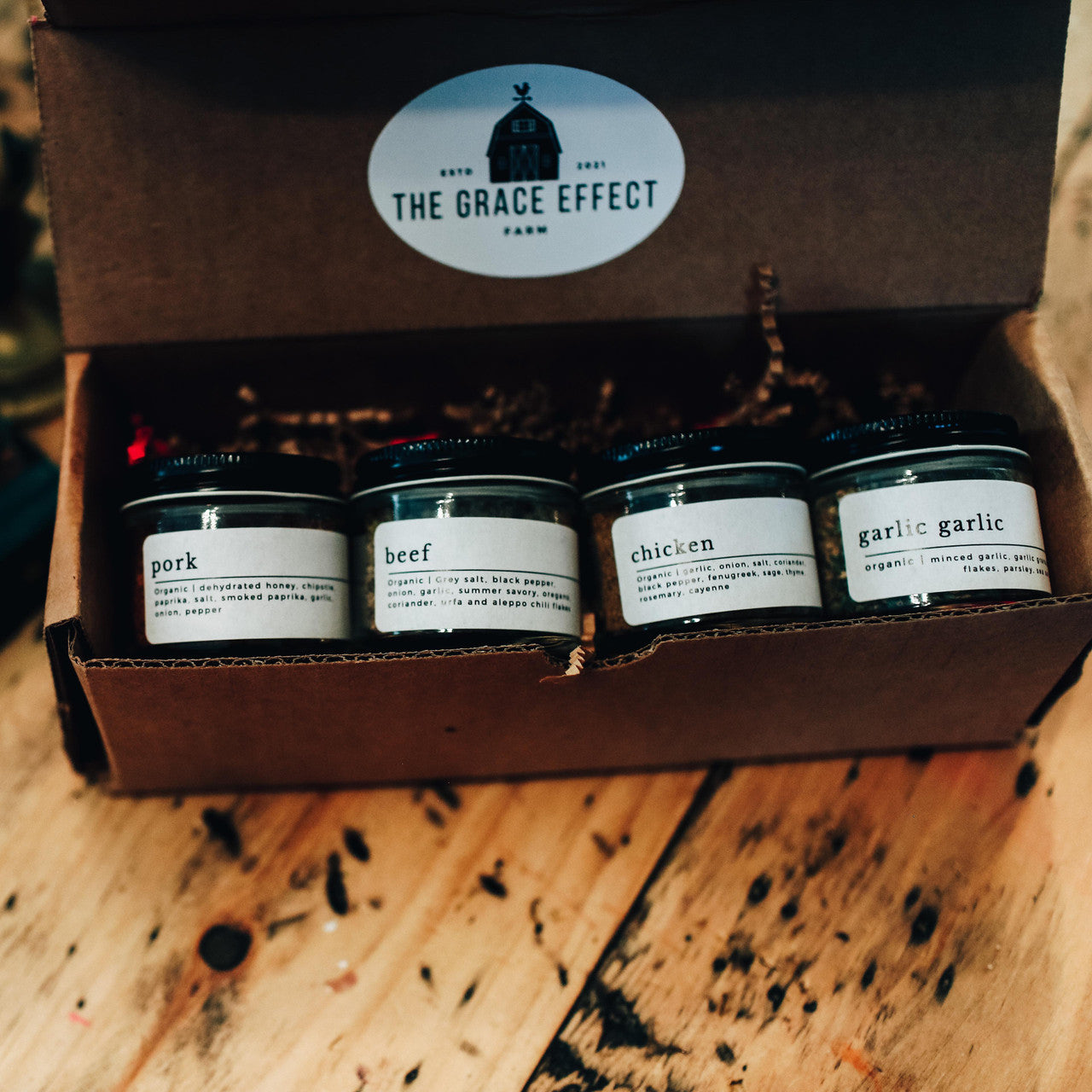 The Grace Effect farm spice blends