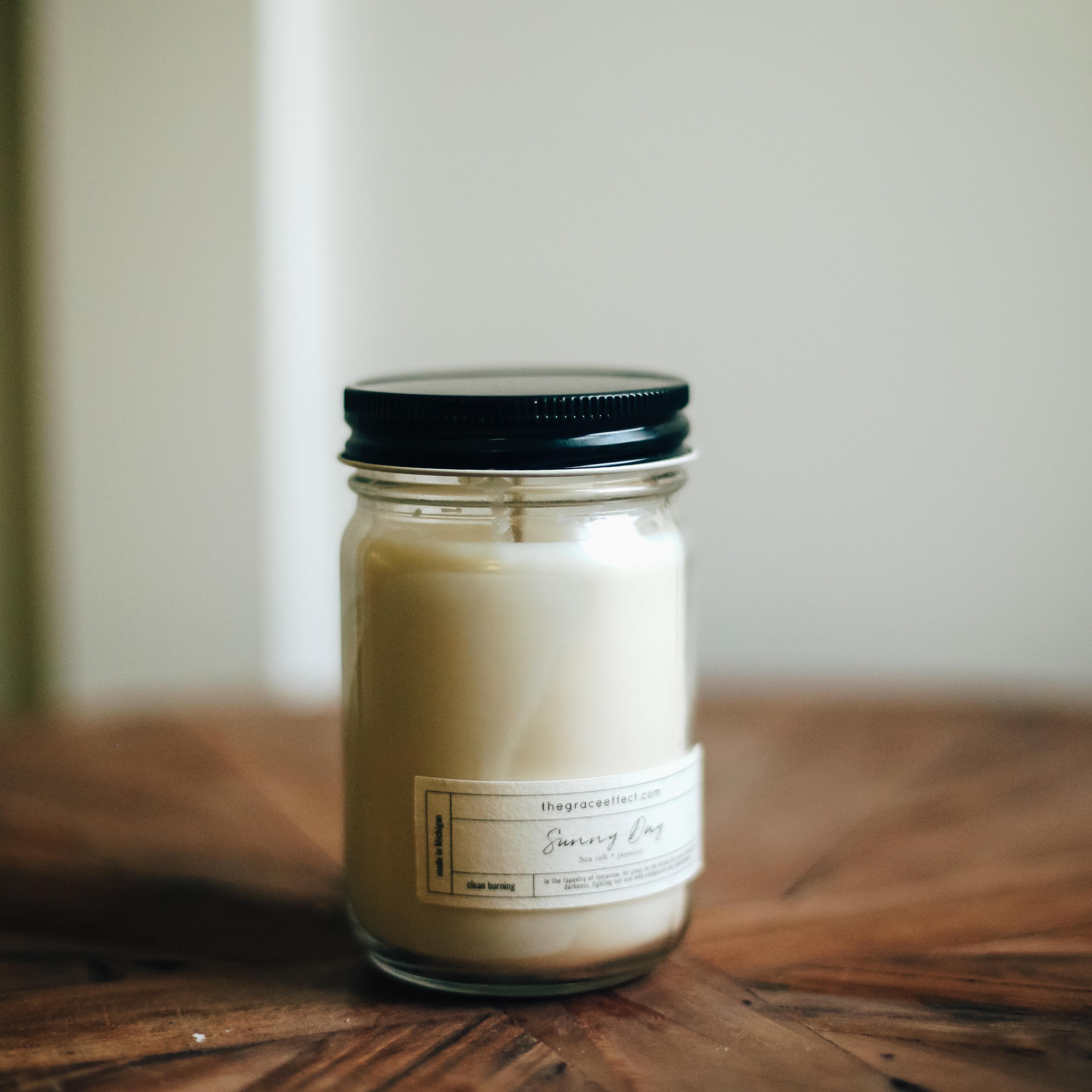 sunny day - sea salt + citrus + jasmine