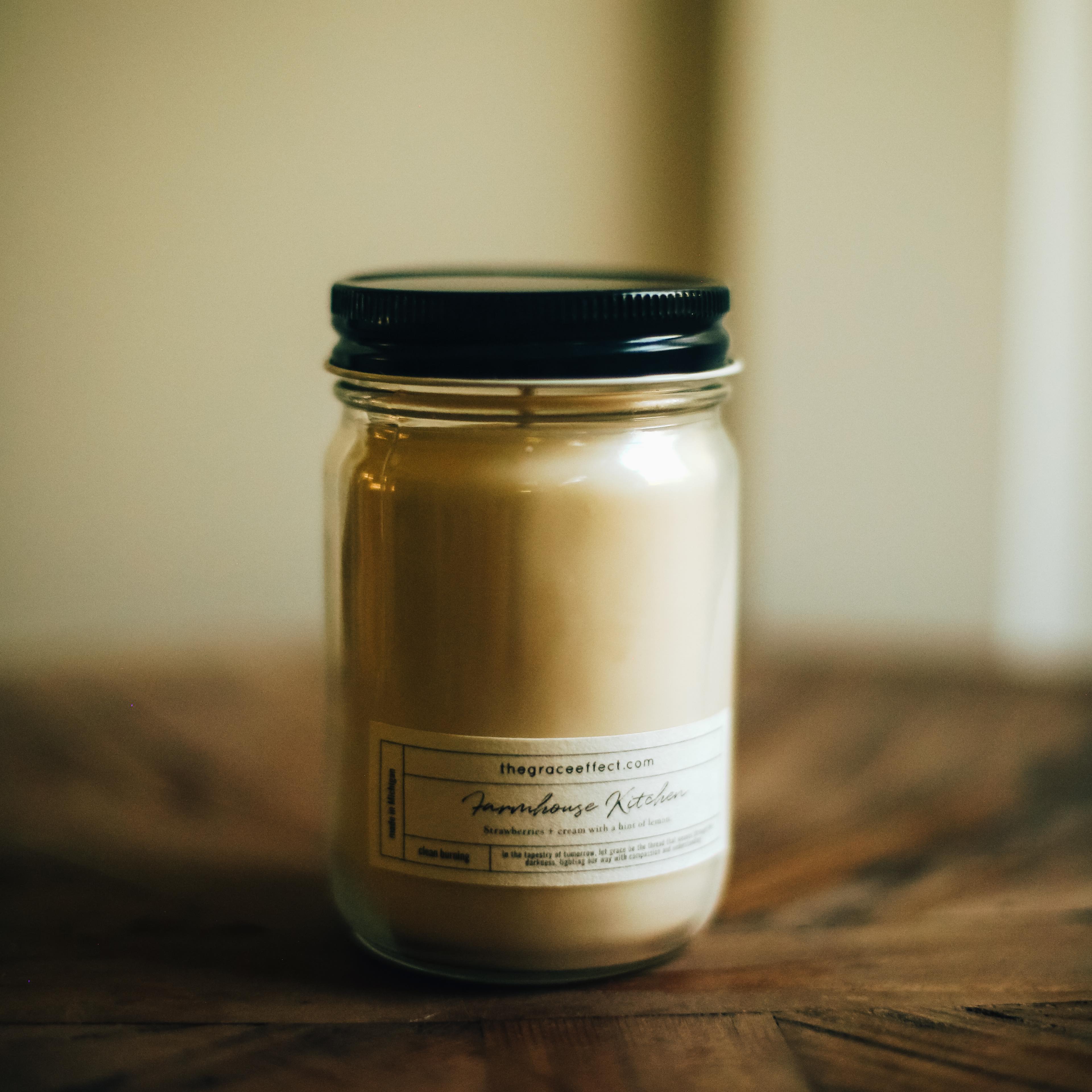 Farmhouse Kitchen - Strawberry + Cream